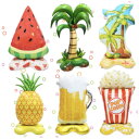 全6種 バルーン 大きい パイナップル アイス ビール ヤシの木 サボテン お店 周年 結婚式 祝い 装飾 かわいい パーティー ビーチ 夏(3)