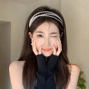 ヘアアクセサリー 3連 ミックス カチューシャ パール ヘアバンド 女性 パール 韓国 エレガント かわいい おしゃれ オールシーズン 大人 プラスチック 結婚式 シンプル ウエディング お呼ばれ キラキラ 細め 量産型 きれいめ