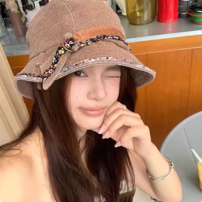 レディース ベルト付き レトロ ハット バケットハット バケハ カジュアル ヴィンテージ おしゃれ 韓国 ..