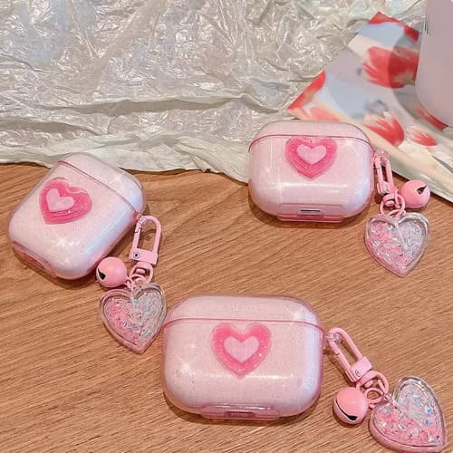 Airpods ケース イヤホン ワイヤレス ケース カバー プラスチック 軽量 コンパクト Pro 第1世代 第2 第3 ハート コミック レトロ Y2K グラデーション ピンク かわいい おしゃれ カートゥーン チャーム付き 韓国 Airpods ケース イヤホン ワイヤレス ケース カバー プラスチック 軽量 コンパクト Pro 第1世代 第2 第3 ハート コミック レトロ Y2K グラデーション ピンク かわいい おしゃれ カートゥーン チャーム付き 韓国