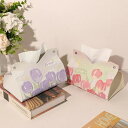 花柄 ティッシュケース カバー 革製 シンプル 総花柄 チューリップ バラ ヒマワリ コンパクト 小さめ ナチュラル オフィス 寝室 インテリア オシャレ かわいい ヨーロピアン 西洋 北欧 姫系 レトロ 汚れにくい PUレザー