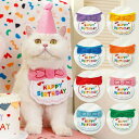 全8色 誕生日 HAPPY BIRTHDAY コスチューム 帽子 セット ウェア 可愛い 小動物 ネコ 猫 犬 服 ペット ドレス 衣装 パーティー