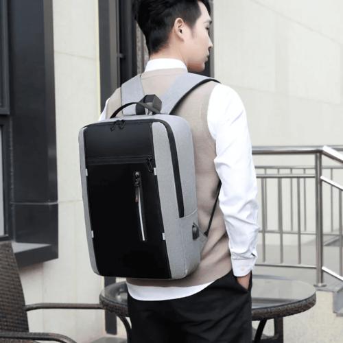 メンズ ビジネス リュック バックパック マルチポケット A4 PC収納 おしゃれ 防水 USBポート 通勤 学生 通学 営業 シンプル かっこいい おしゃれ 大容量 軽量 背中フィット 夏 春 新卒 プレゼント メンズ ビジネス リュック バックパック マルチポケット A4 PC収納 おしゃれ 防水 USBポート 通勤 学生 通学 営業 シンプル かっこいい おしゃれ 大容量 軽量 背中フィット 夏 春 新卒 プレゼント