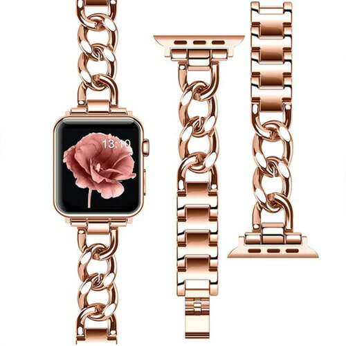 Apple Watch バンド アップルウォッチ 時計 腕時計 レディース スマート チェーン ゴールド シルバー 黒 ユニセックス 頑丈 韓国 蒸れない ステンレス ループ高級感 ultra 第2世代 シンプル おしゃれ 大人 可愛い 40mm 44mm 49mm Apple Watch バンド アップルウォッチ 時計 腕時計 レディース スマート チェーン ゴールド シルバー 黒 ユニセックス 頑丈 韓国 蒸れない ステンレス ループ高級感 ultra 第2世代 シンプル おしゃれ 大人 可愛い 40mm 44mm 49mm