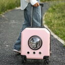ペットキャリーカート 窓付き 2カラー おもしろ 通気性 お出かけ 車 電車 ドライブ キャンプ ペット用品 グッズ アクセサリ 犬 小型犬 猫 子猫 動物 おしゃれ 室内 屋外 安心 安全 デザイン ケア 介護 トラベル 持ち運び