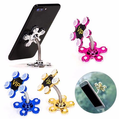 乐天商城 - スマホスタンド 花 吸盤 360度回転 三脚 車 おしゃれ 調整 韓国 シリコン アーム ホルダー iPhone Samsung GALAXY 全機種