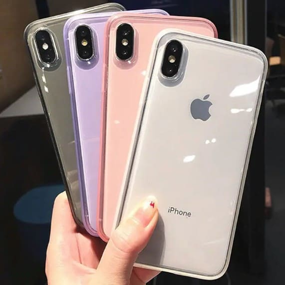 Rakuten - iPhoneケース クリア 可愛い シンプル くすみカラー TPU 耐衝撃 おしゃれ カバー スマホケース 透明 黄ばみにくい 丸み 衝撃に強い 耐衝撃 ビジネス 上品 ネオンカラー 大人 ユニセックス 男性 SE XS 11 12 13 14 15 pro max