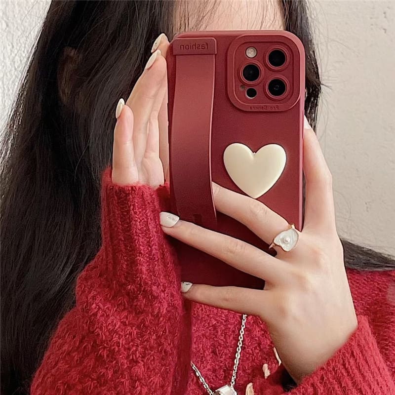楽天市場】ハート iphoneケース 赤の通販