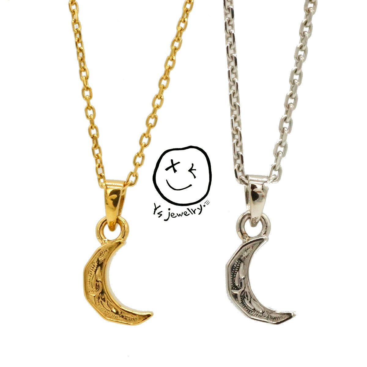 送料無料 金属アレルギー 対応 ステンレス ペアネックレス 【ペアセット価格】男女セット つけっぱなし シンプル 大人 ステンレス ミニマム 三日月 cresc...