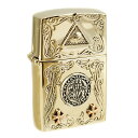 送料無料 good vibrations オイルライター 【テンプル騎士団 プロビデンス の 目】ZIPPO型 真鍮 シルバー925 ケースライター ブラス ジッポ ライター 喫煙具 メンズ 男性