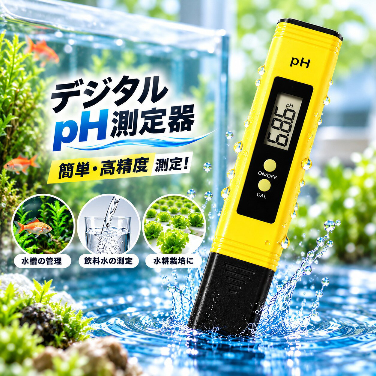 楽天市場】アクアギーク 24時間測定 phモニター fukurow フクロウの通販