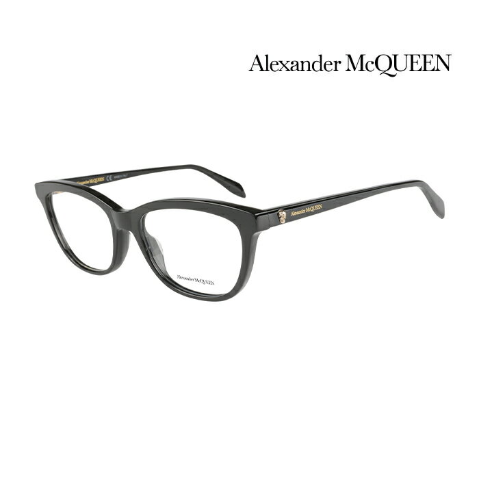 Alexander McQueen アレキサンダー マックイーン メガネフレーム メンズレディース 伊達眼鏡 AM0161O 001 新品 真正品 並行輸入品 クリアレンズ交換半額