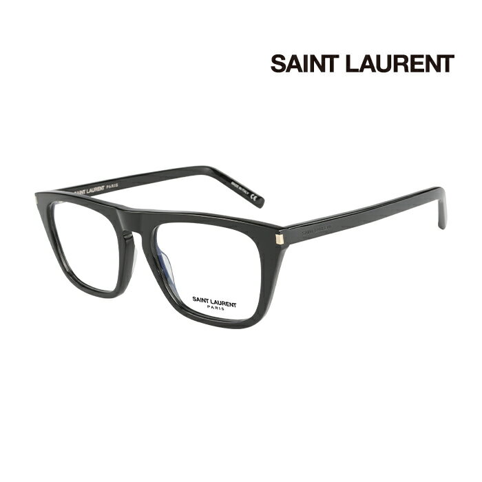 メガネ SAINT LAURENT サンローラン メンズレディース 伊達眼鏡 SL343 001 [新品 真正品 並行輸入品]