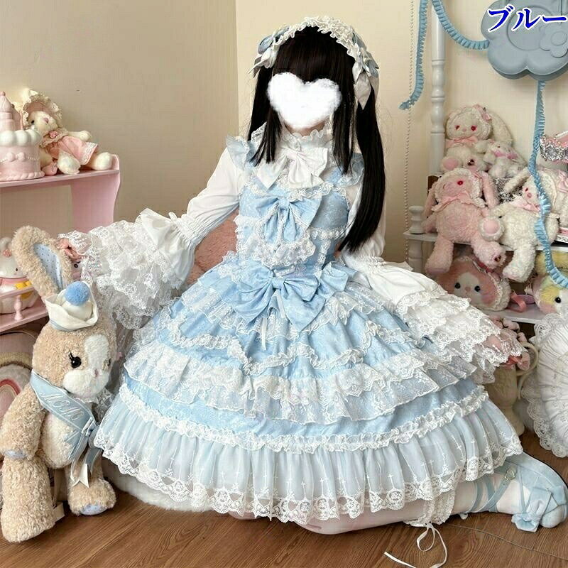 【5と0のつく日★全店ポイント5倍】 華麗な花嫁 ワンピースjsk日常写真舞台変装 トップス 萌え ゴスロリ ワンピース ファッションレディースファッション レディース ysbeck-10012504 いさなショップ サンプル画像3