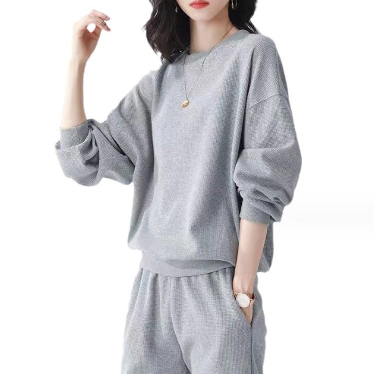 【5と0のつく日★全店ポイント5倍】 M-4XL 上下 セットアップ スウェット ルームウェア 韓国ファッションレディースおしゃれパジャマ 長袖 セット ysbeck-10013581 いさなショップ サンプル画像3