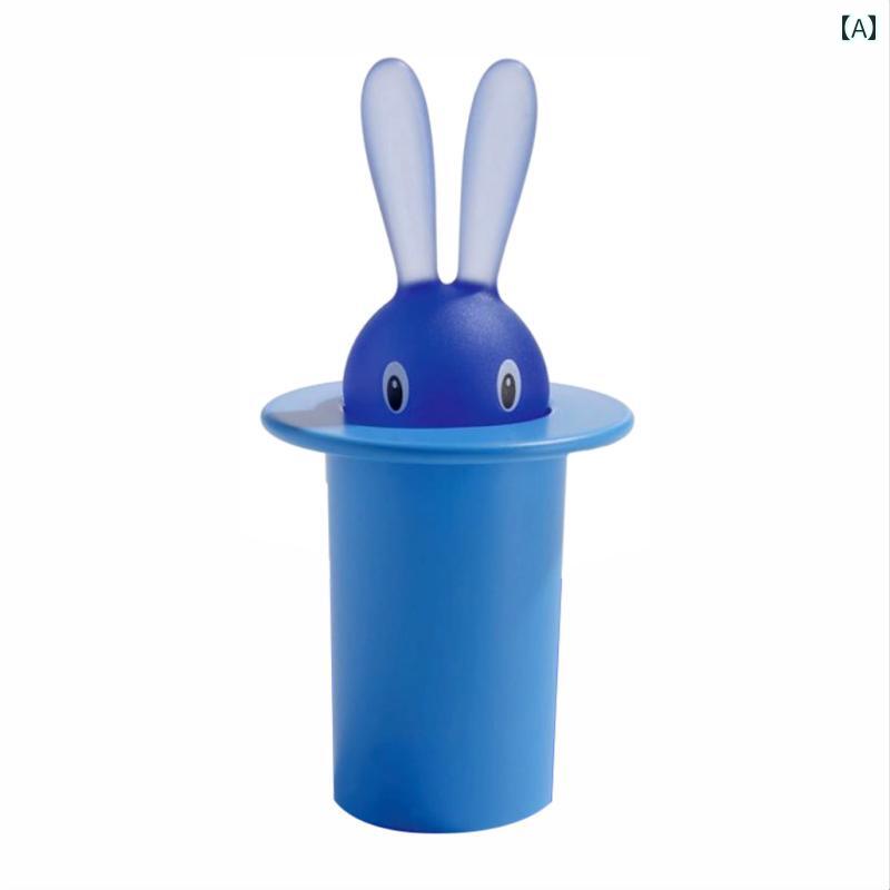 Rakuten - 楊枝入れ 収納 ボックス ラック つまようじ おしゃれ かわいい 雑貨 家庭用 ポータブル ホルダー 黄色 緑 青