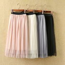 新生活 気楽 プリンセス ふんわりチュールロングスカート 子供服 キッズ ジュニア チュール スカート100 110 120 130 140 150 ロング 春...