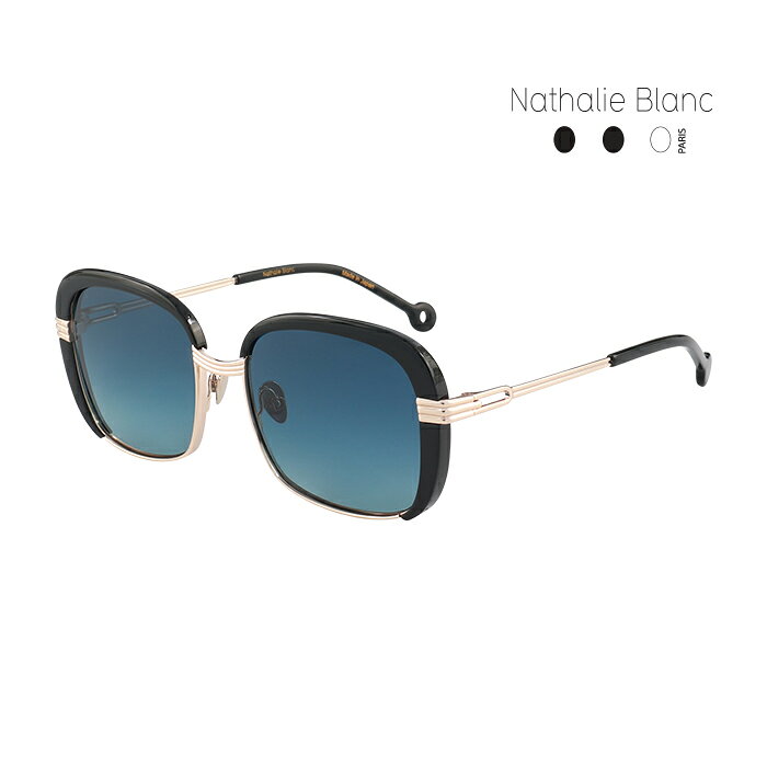 ナタリーブラン Nathalie Blanc サングラス UV400 遮光 スポーツ ドライブ アウトドア 新品 真正品 並行輸入品 商品詳細仕様原産国:JAPANメーカー:MAISON NATHALIE BLANCカラー:Gold/Black-Blue素材:プラスチック &amp; メタル特徴:UVカット(紫外線防止)サイズ(約):総幅(A):141 mmレンズ幅(B):55 mmブリッジ幅(鼻幅)(C):18 mmレンズ高さ(D):48 mmテンプル長(つるの長さ)(E):145 mmフランス・パリ発のアイウェアブランド「Nathalie Blanc」。 洗練されたミニマルデザインと、女性の顔立ちを美しく引き立てるフォルムが魅力のサングラスです。 フレームは一見シンプルでありながら、ラインや厚み、バランスにまでこだわり抜かれた設計。 掛けるだけで上品さと知性を演出し、日常のコーディネートをワンランク上へ導きます。 高品質な素材と快適なフィット感により、長時間の使用でもストレスを感じにくいのも特徴。 都会的なスタイルからリゾート、ドライブシーンまで、幅広く活躍します。 "トレンドに流されない、本物の美しさを求める大人のためのサングラス。" それが Nathalie Blanc です。 &nbsp; <検索 キーワード> メゾン・ナタリー・ブラン, Nathalie Blanc, ナタリーブラン, アドラ, Adra, サングラス, 偏光レンズ, UV400, フランス製, メイドイン・フランス, 贈り物, ギフト, 男女兼用, 快適フィット, 軽量, 日本楽天, 並行輸入 &nbsp;