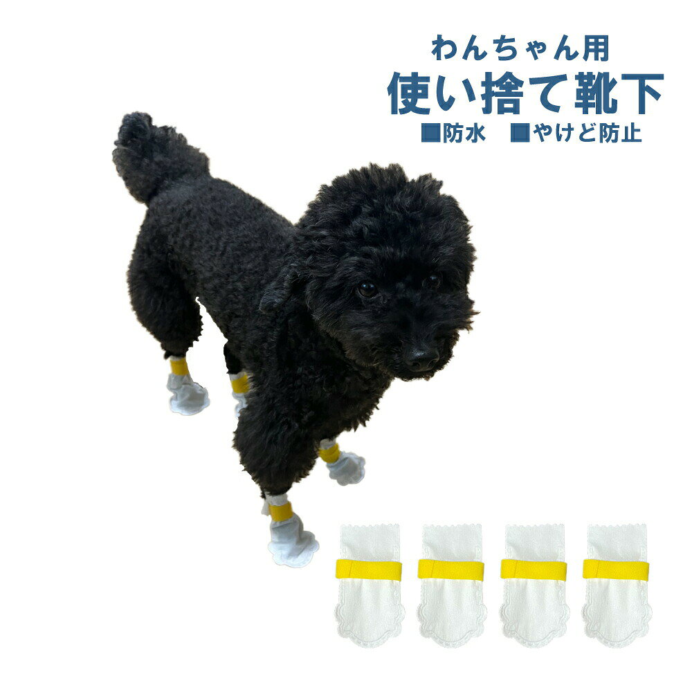 【5と0のつく日★全店ポイント5倍】 犬 靴 犬用靴下 選べる 40枚 80枚 使い捨てブーツ 犬靴 ドッグブーツ 防水 汚れ防止 肉球保護 足保護 脱げない 犬用シューズ 調節可能 犬猫兼用 履かせやす お散歩 お出かけ 小型犬