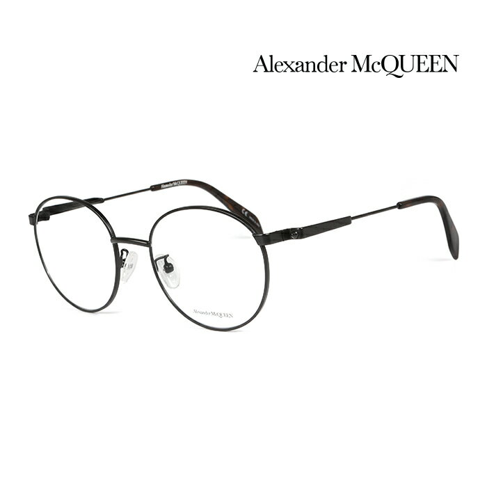 楽天いさなショップAlexander McQueen アレキサンダー・マックイーン メガネフレーム メンズレディース 伊達眼鏡 AM0232O 002 [新品 真正品 並行輸入品]クリアレンズ交換半額