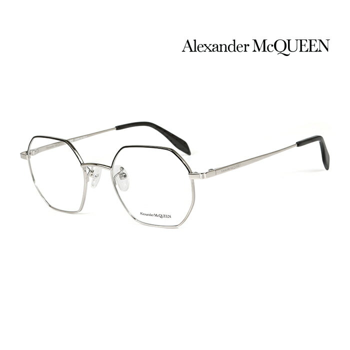 Alexander McQueen アレキサンダー・マックイーン メガネフレーム メンズレディース 伊達眼鏡 AM0338O 004 [新品 真正品 並行輸入品]クリアレンズ交換半額