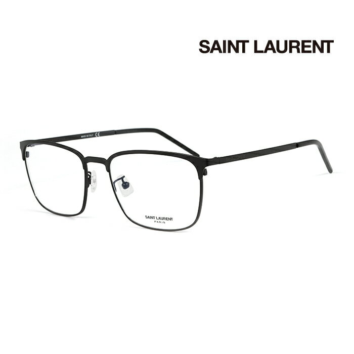 メガネ SAINT LAURENT サンローラン メンズレディース 伊達眼鏡 SL378F SLIM 002 [新品 真正品 並行輸入品]クリアレンズ交換半額