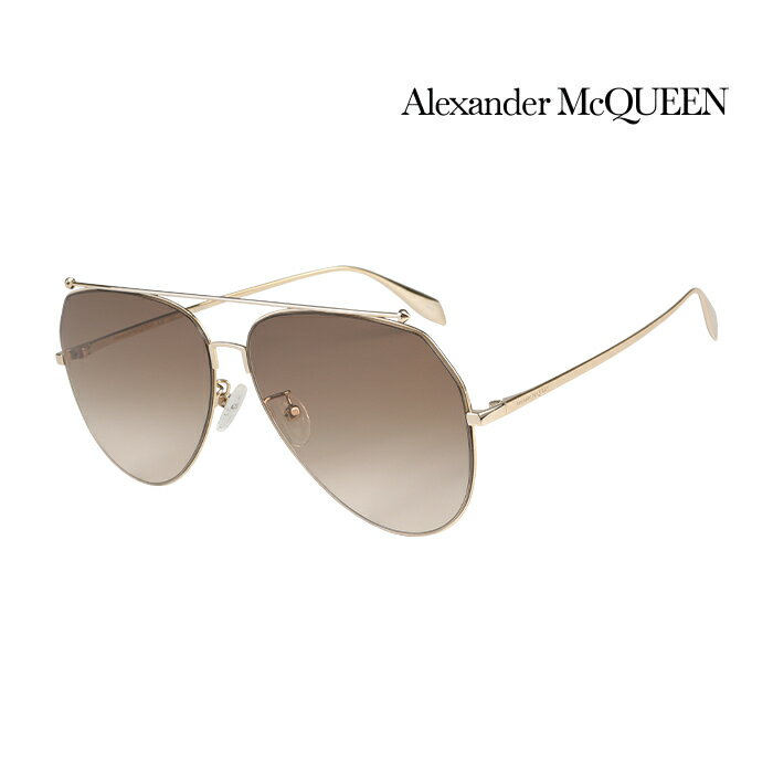 アレキサンダーマックイーン サングラス Alexander McQueen アレキサンダー・マックイーン メンズ レディース UVカット 上品オシャレ 大人可愛い AM0316S 002 [新品 真正品 並行輸入品]