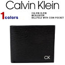 カルバンクライン 財布 Calvin Klein 二つ折財布 小銭入れ付き レザー 革 ck ロゴプレート 二つ折り 財布 サイフ ビジネス カジュアル MCALESTER BILLFOLD WITH COIN POCKET 31CK130008 