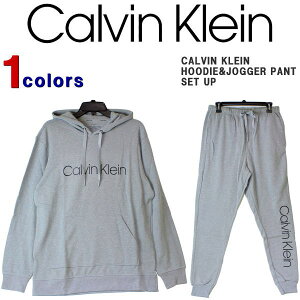 カルバンクライン 上下セット CALVIN KLEIN メンズ スウェット上下セット 長袖 長ズボン パーカー ジョガーパンツ ルームウェア ナイトウェア 上下セットアップ 大きいサイズ ビッグサイズ NP2224O-NP2221O-046 【あす楽対応】