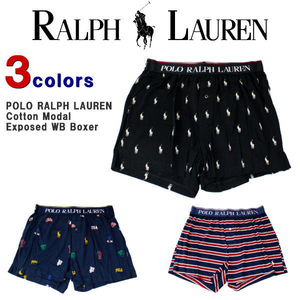 (SALE) ラルフローレントランクス POLO RALPH LAUREN ポロ ラルフローレン メンズ ボクサートランクス コットン ニット ボクサー パンツ 下着 ポニー ロゴ 刺繍 カッコイイ オシャレ 人気ブランド プレゼント ギフト L200HR 【返品・交換不可】 【あす楽対応】