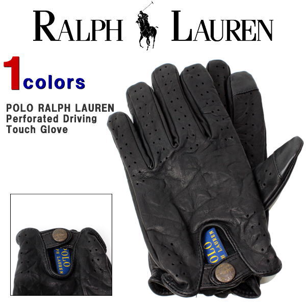 【SALE】 ラルフ グローブ POLO RALPH LAUREN ポロラルフローレン メンズ レザーグローブ 手袋 シープスキン 羊革 レザー ロゴ スマホ対応 ドライビング タッチ グローブ カッコイイ オシャレ クリスマス プレゼント PG0112 【あす楽対応】