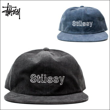 ステューシー キャップ STUSSY (ステューシー) ユニセックス 刺繍キャップ STUSSY ロゴ 刺繍 コーデュロイ キャップ 帽子 全2色 131740 【メンズ】【レディース】【あす楽対応】