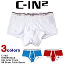 (SALE) シーインツー パンツ C-IN2 メンズ ボクサーパンツ THROW BACK コットン ボクサー トランクス ブリーフ 下着 ネームロゴ カッコ...