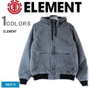 【同ブランド2点ご購入で500円OFFクーポン】 エレメント ジャケット ELEMENT メンズ 撥水 中綿デニムジャケット Dulcey Canvas Padded Jacket 撥水 はっ水 デニム地 ジャケット キャンバスジャケット アウター スケートボード 大きいサイズ ELYJK00161-WAA 【あす楽対応】