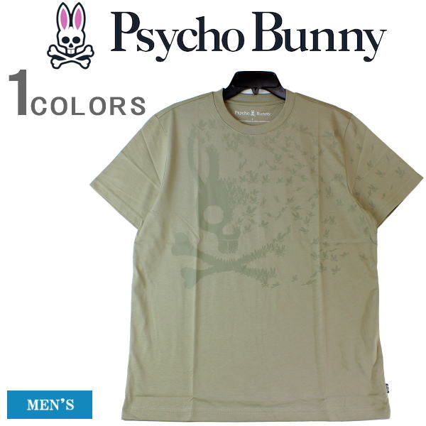 楽天YSK-Styleサイコバニー Tシャツ Psycho Bunny サイコバニー メンズ 半袖Tシャツ 半袖 バニー グラフィック ロゴプリント 高級ピマコットン ロゴ刺繍 Tシャツ TEE ゴルフ スポーツ カッコイイ オシャレ 大きいサイズ B6U618X1PC-357 【あす楽対応】