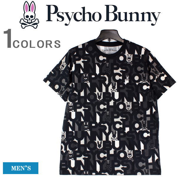 楽天YSK-Styleサイコバニー Tシャツ Psycho Bunny サイコバニー メンズ 半袖Tシャツ 半袖 バニー グラフィック ロゴプリント 高級コットン ロゴ刺繍 Tシャツ TEE ゴルフ スポーツ カッコイイ オシャレ 大きいサイズ B6U753X1PC-001 【あす楽対応】