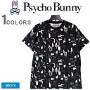 サイコバニー Tシャツ Psycho Bunny サイコバニー メンズ 半袖Tシャツ 半袖 バニー グラフィック ロゴプリント 高級コットン ロゴ刺繍 Tシャツ TEE ゴルフ スポーツ カッコイイ オシャレ 大きいサイズ B6U753X1PC-001 