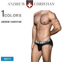  アンドリュー パンツ ANDREW CHRISTIAN アンドリュー クリスチャン メンズ メッシュ ブリーフパンツ ローライズ ブリーフ パンツ 下着 ネームロゴ カッコイイ オシャレ 92671 