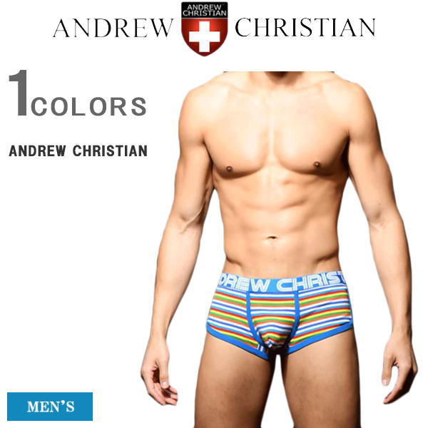 【同ブランド2点ご購入で300円OFFクーポン】 アンドリュー パンツ ANDREW CHRISTIAN アンドリュー クリスチャン メンズ ボクサーパンツ ローライズ ボクサー パンツ 下着 ネームロゴ カッコイイ オシャレ 92603 【返品 交換不可】【あす楽対応】