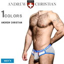  アンドリュー パンツ ANDREW CHRISTIAN アンドリュー クリスチャン メンズ メッシュブリーフパンツ ローライズ ブリーフ パンツ 下着 ネームロゴ カッコイイ オシャレ 92273 