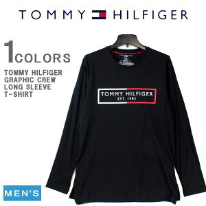 トミー ロンT TOMMY HILFIGER トミーヒルフィガー メンズ 長袖Tシャツ ロングスリーブ Tシャツ ロンT ルームウェア 大きいサイズ ビッグサイズ 09T4241 【あす楽対応】