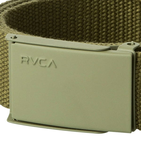 【SALE】RVCA ルーカ ベルト メンズ レディース GIベルト バックル ピンバックル ベルト ガチャベルト ブランドロゴ ネームロゴ サーフィン マリンスポーツ フィッシング カッコイイ オシャレ MABL2ROW-OLV 【あす楽対応】 2