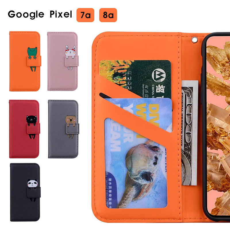 Rakuten - 【最強配送 在庫あり 送料無料】Google Pixel 8aケース Google Pixel 7aケース 動物柄 手帳型 pixel 8aカバー スマホケース 財布型 グーグル ピクセル7a ケース カード収納 二つ折り グーグル ピクセル8a カバー アニマル柄 google Pixel 8aケース 耐衝撃 スタンド機能付き