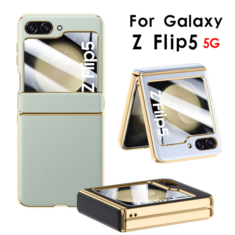 【あす楽配達 】 Galaxy ギャラクシー ケース Galaxy Z Flip5 5G SCG23 SC-54D スマホケース 一体型ガラスフィルム ギャラクシーzフリップ5ケース Z Flip5 カバー バネ型ヒンジ保護 Z flip5ケース Galaxy Z Flip5 5Gケース ストラップホール付 折り畳み式 ワイヤレス充電対応