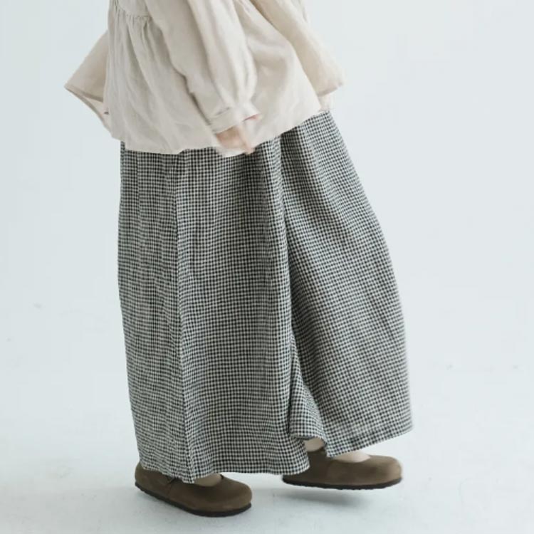 出かけ パンツ スカーチョ 綿麻 ワイド イージーパンツ きれいめ ガウチョパンツ ...