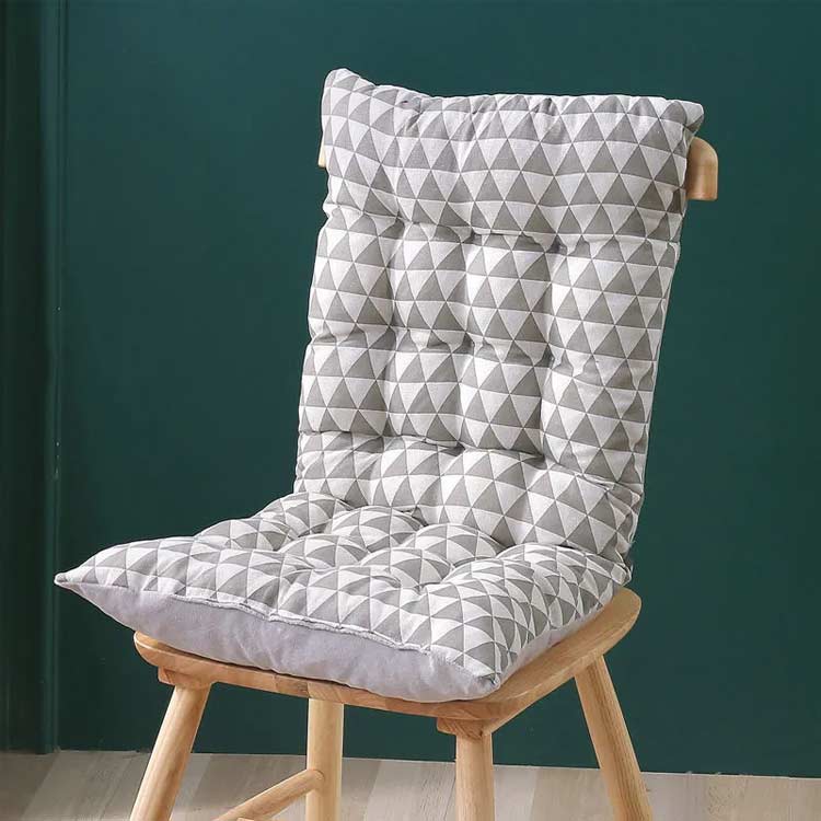 シートクッション 腰当て 椅子用 チェアクッション オフィス 厚手 背もたれ付きクッション チェアクッション 長座布団 椅子座布団 背もたれ付き座布団 2way 背もたれ チェア 綿麻 座面クッション チェアマット ベンチ用クッション ベンチ用座布団