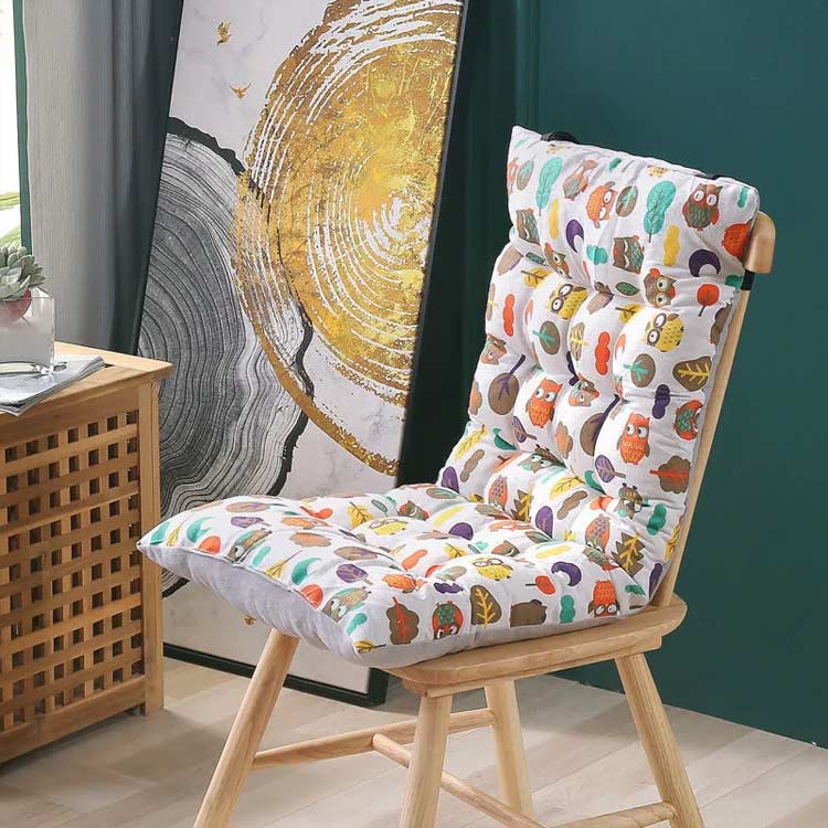 シートクッション 腰当て 椅子用 チェアクッション オフィス 厚手 背もたれ付きクッション チェアクッション 長座布団 椅子座布団 背もたれ付き座布団 2way 背もたれ チェア 綿麻 座面クッション チェアマット ベンチ用クッション ベンチ用座布団