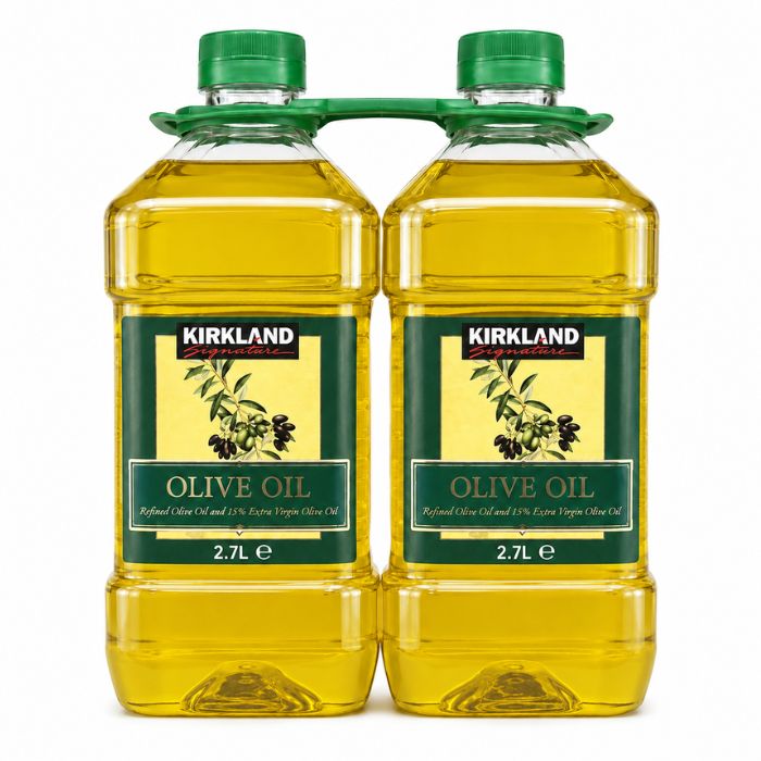 コストコ カークランドシグネチャー リファインドオリーブオイル 2.7Kg×2 調味料 コレステロールフリー まとめ買い