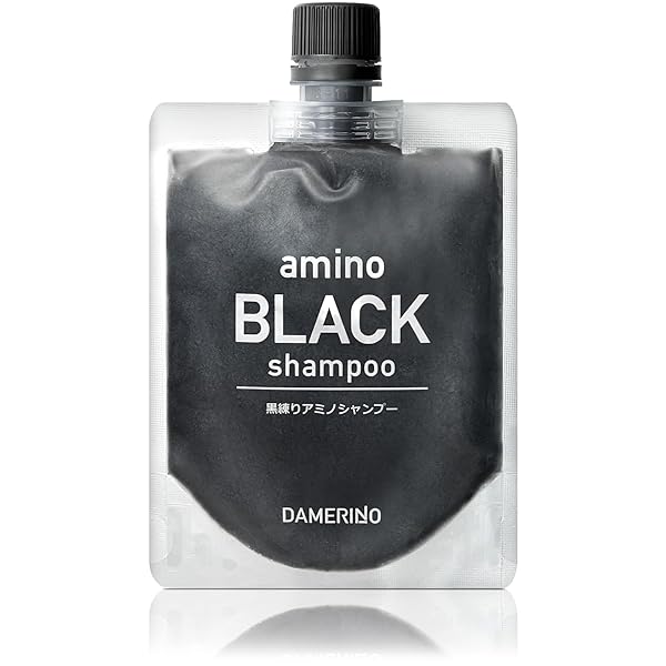DAMERINO アミノブラック アミノ酸シャンプー メンズ スカルプシャンプー 炭 頭皮 乾燥 低刺激 ノンシリコン 150g