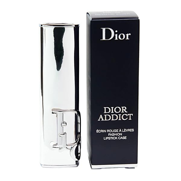 ディオール リップ Dior アディクト リップスティック ケース 持運び コスメグッズ かわいい ブランド ギフト 通販 2022(． メタリックシルバー)